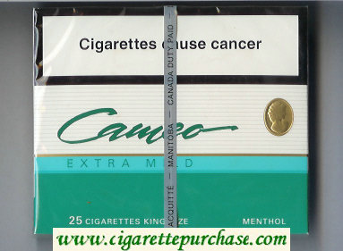 Cameo Menthol Extra Mild cigarettes canada